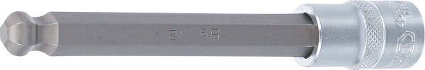 Bit-Einsatz | Länge 140 mm | Antrieb Innenvierkant 12,5 mm (1/2") | Innensechskant mit Kugelkopf 12 mm