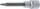 Bit-Einsatz | Länge 100 mm | Antrieb Innenvierkant 12,5 mm (1/2") | Innensechskant 4 mm