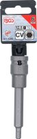 Kraft-Bit-Einsatz | Länge 100 mm | Antrieb Innenvierkant 12,5 mm (1/2") | Innensechskant 6 mm