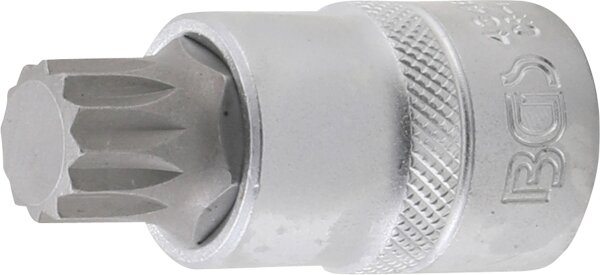 Bit-Einsatz | Antrieb Innenvierkant 12,5 mm (1/2") | Innenvielzahn (für XZN) M16