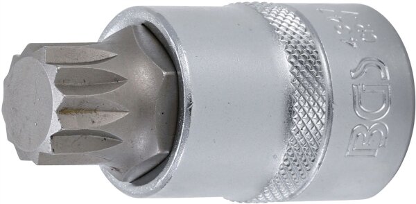Bit-Einsatz | Antrieb Innenvierkant 12,5 mm (1/2") | Innenvielzahn (für XZN) M18
