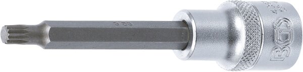 Bit-Einsatz | Länge 100 mm | Antrieb Innenvierkant 12,5 mm (1/2") | Innenvielzahn (für XZN) M6
