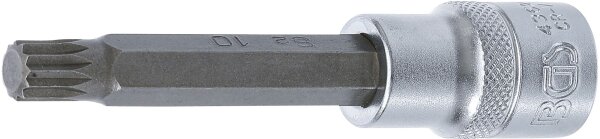 Bit-Einsatz | Länge 100 mm | Antrieb Innenvierkant 12,5 mm (1/2") | Innenvielzahn (für XZN) M10