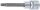 Bit-Einsatz | Länge 100 mm | Antrieb Innenvierkant 12,5 mm (1/2") | T-Profil (für Torx) T40