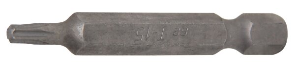 Bit | Länge 50 mm | Antrieb Außensechskant 6,3 mm (1/4") | T-Profil (für Torx) T15