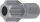 Bit | Länge 30 mm | Antrieb Außensechskant 10 mm (3/8") | T-Profil (für Torx) mit Bohrung T70