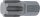 Bit | Länge 30 mm | Antrieb Außensechskant 10 mm (3/8") | Keil-Profil (für RIBE) M13
