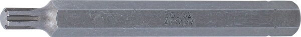 Bit | Länge 100 mm | Antrieb Außensechskant 10 mm (3/8") | Keil-Profil (für RIBE) M7
