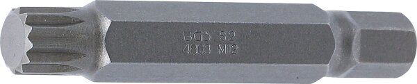 Bit | Länge 75 mm | Antrieb Außensechskant 10 mm (3/8") | Innenvielzahn (für XZN) M12