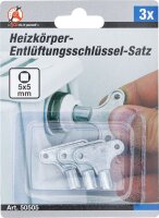 Heizkörper-Entlüftungsschlüssel-Satz | 3-tlg.