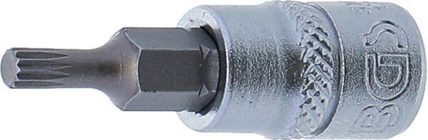 Bit-Einsatz | Antrieb Innenvierkant 6,3 mm (1/4") | Innenvielzahn (für XZN) M4