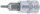 Bit-Einsatz | Antrieb Innenvierkant 6,3 mm (1/4") | Innensechskant 2 mm