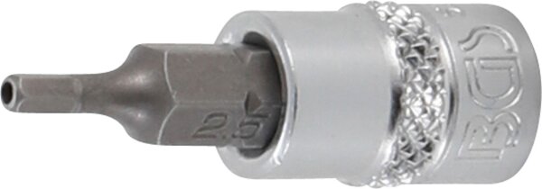 Bit-Einsatz | Antrieb Innenvierkant 6,3 mm (1/4") | Innensechskant mit Bohrung 2,5 mm