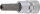 Bit-Einsatz | Antrieb Innenvierkant 6,3 mm (1/4") | Innensechskant mit Bohrung 6 mm