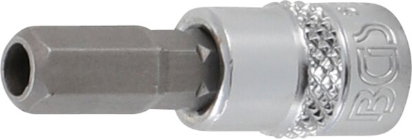 Bit-Einsatz | Antrieb Innenvierkant 6,3 mm (1/4") | Innensechskant mit Bohrung 7 mm