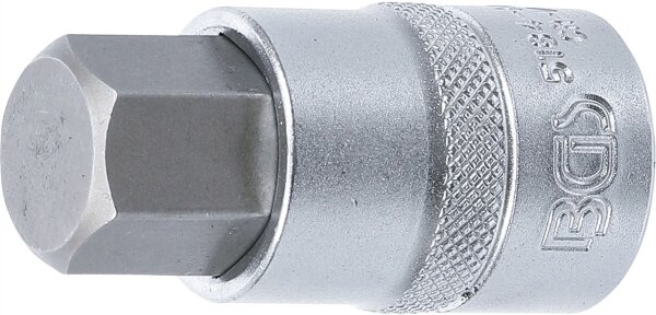 Bit-Einsatz | Antrieb Innenvierkant 12,5 mm (1/2") | Innensechskant 19 mm