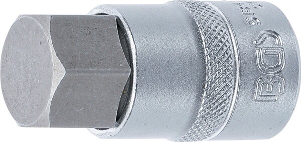 Bit-Einsatz | Antrieb Innenvierkant 12,5 mm (1/2") | Innensechskant 22 mm