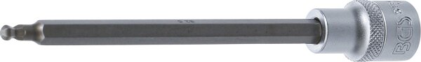 Bit-Einsatz | Länge 160 mm | Antrieb Innenvierkant 12,5 mm (1/2") | Innensechskant mit Kugelkopf 5 mm