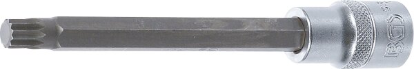 Bit-Einsatz | Länge 140 mm | Antrieb Innenvierkant 12,5 mm (1/2") | Innenvielzahn (für XZN) M10