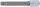 Bit-Einsatz | Länge 140 mm | Antrieb Innenvierkant 12,5 mm (1/2") | Innenvielzahn (für XZN) M14