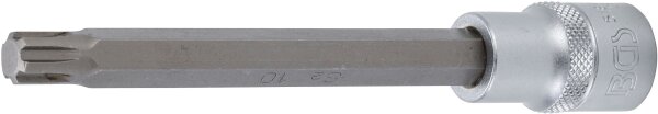 Bit-Einsatz | Länge 140 mm | Antrieb Innenvierkant 12,5 mm (1/2") | Keil-Profil (für RIBE) M10
