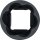 Spiral-Profil-Steckschlüssel-Einsatz / Schraubenausdreher | Antrieb Innenvierkant 12,5 mm (1/2") | SW 19 mm
