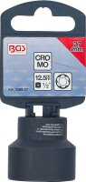 Spiral-Profil-Steckschlüssel-Einsatz / Schraubenausdreher | Antrieb Innenvierkant 12,5 mm (1/2") | SW 27 mm