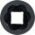 Spiral-Profil-Steckschlüssel-Einsatz / Schraubenausdreher | Antrieb Innenvierkant 10 mm (3/8") | SW 18 mm