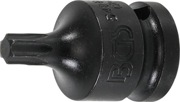Kraft-Bit-Einsatz | Länge 42 mm | Antrieb Innenvierkant 12,5 mm (1/2") | T-Profil (für Torx) T45