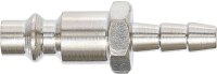 Druckluft-Stecknippel mit 6 mm Schlauchanschluss | USA / Frankreich