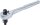 Umschaltknarre | Vollstahl | feinverzahnt | 3-in-1 | Abtrieb Außenvierkant 6,3 mm (1/4") / 10 mm (3/8") / 12,5 mm (1/2")