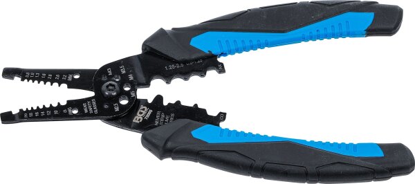 Kabel-Abisolier- und Crimpzange | 210 mm