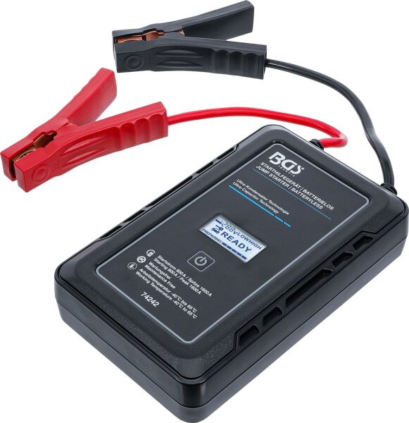 Starthilfegerät | Batterielos | mit Ultra-Kondensator Technologie | 12 V / 800 A / 1600 A