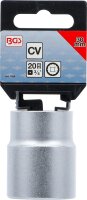 Steckschlüssel-Einsatz Zwölfkant | Antrieb Innenvierkant 20 mm (3/4") | SW 30 mm