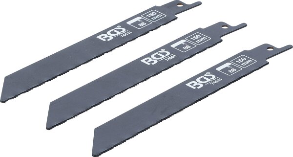 Säbelsägeblatt-Satz | für Metall | für Art. 7367 | 3-tlg.