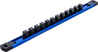 Halteschiene für 12 Steckschlüssel-Einsätze | magnetisch | für Antrieb 12,5 mm (1/2")