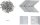 Winkelverbinder | rostfrei | 40 x 40 x 40 mm | Spar-Pack | 25 Stück