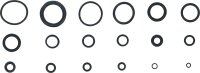 O-Ring-Sortiment | Ø 3 - 22 mm | 225-tlg.