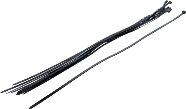 Kabelbinder-Sortiment | schwarz | 8,0 x 700 mm | 10-tlg.