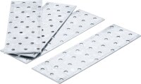 Stahl-Lochplatten-Satz | 200 x 60 x 2 mm | 4-tlg.