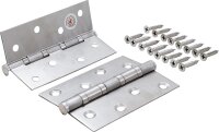 Scharnier-Satz | Edelstahl | 100 x 40 mm | 2-tlg.