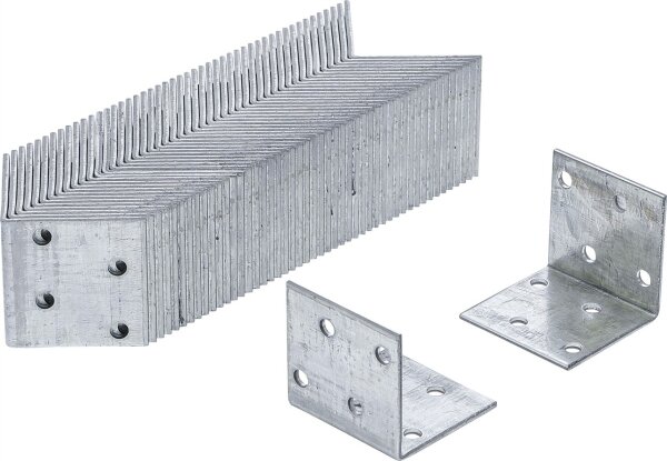 Winkelverbinder | 40 x 40 x 40 x 2 mm | Spar-Pack | 50 Stück