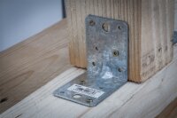 Winkelverbinder | mit Sicke | 70 x 70 x 55 x 2,5 mm
