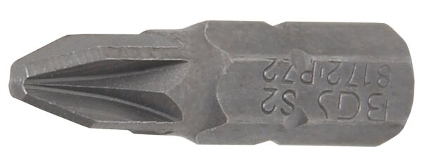 Bit | Länge 25 mm | Antrieb Außensechskant 6,3 mm (1/4") | Kreuzschlitz PZ2