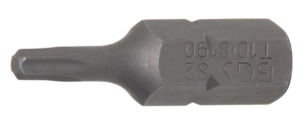 Bit | Länge 25 mm | Antrieb Außensechskant 6,3 mm (1/4") | T-Profil (für Torx) T10