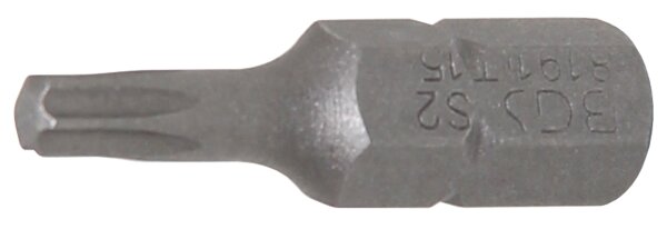 Bit | Länge 25 mm | Antrieb Außensechskant 6,3 mm (1/4") | T-Profil (für Torx) T15