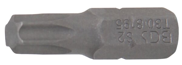Bit | Länge 25 mm | Antrieb Außensechskant 6,3 mm (1/4") | T-Profil (für Torx) T30
