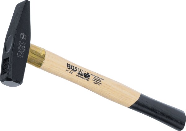 Schlosserhammer | Holz-Stiel | DIN 1041 | 300 g