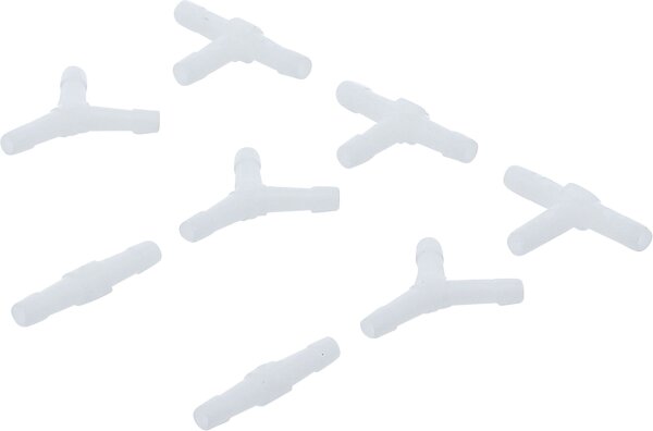 Schlauchverbinder-Sortimente | kraftstoffbeständig | 3 mm | 8 tlg.