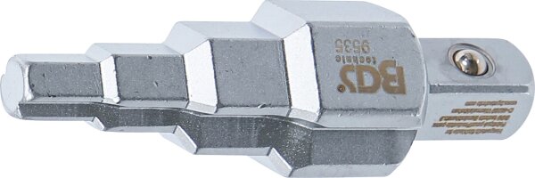 Stufenschlüssel | Antrieb Außenvierkant 12,5 mm (1/2") | 4-stufig